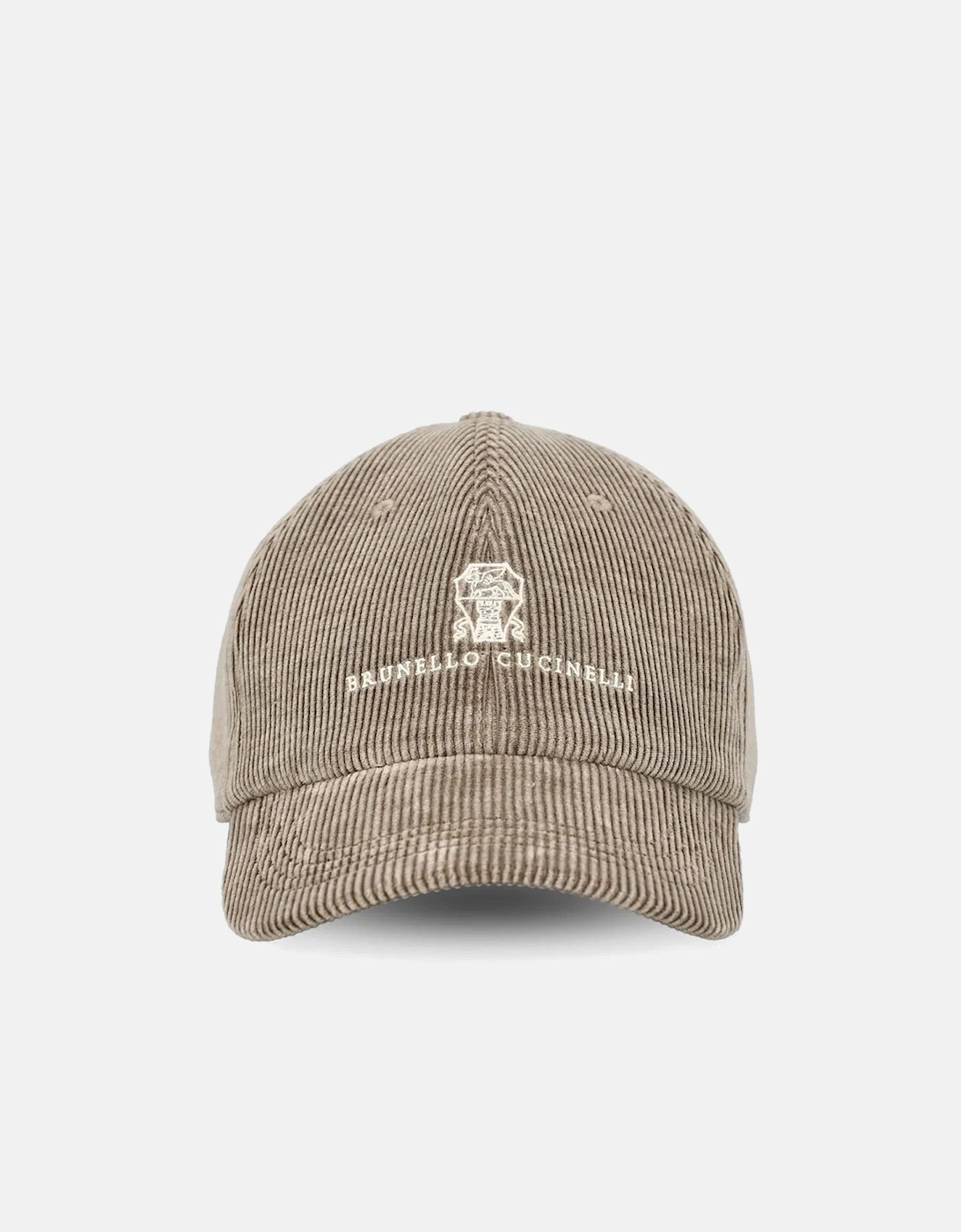 Branded Cotton Cap Beige/Grey