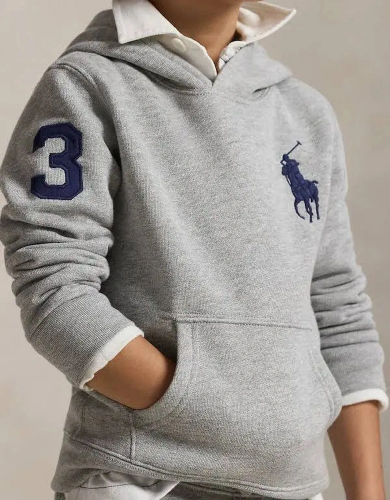RALPH LAUREN GREY HOODED SWEATSHIRT 79316001
