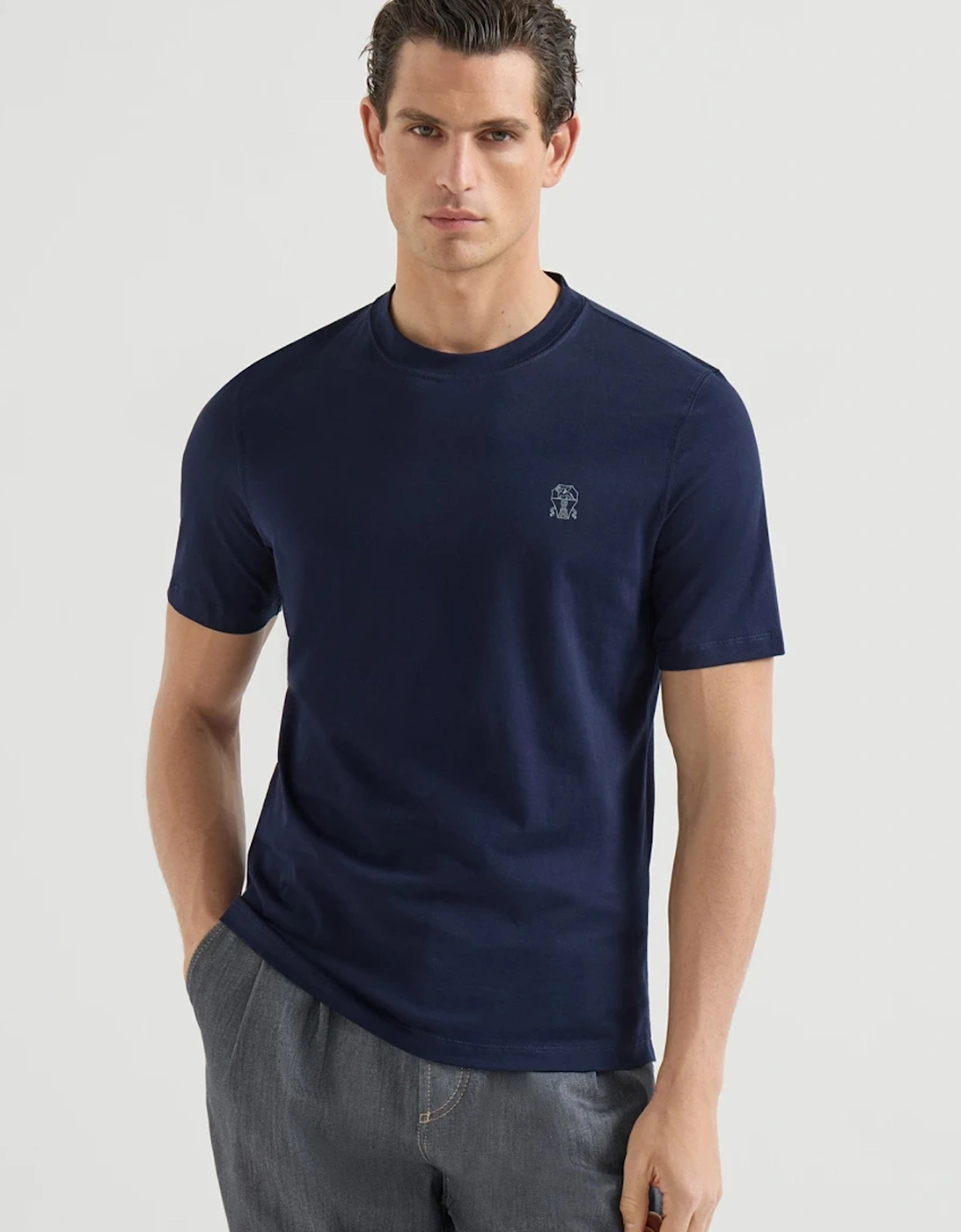 BRANDED COTTON T SHIRT