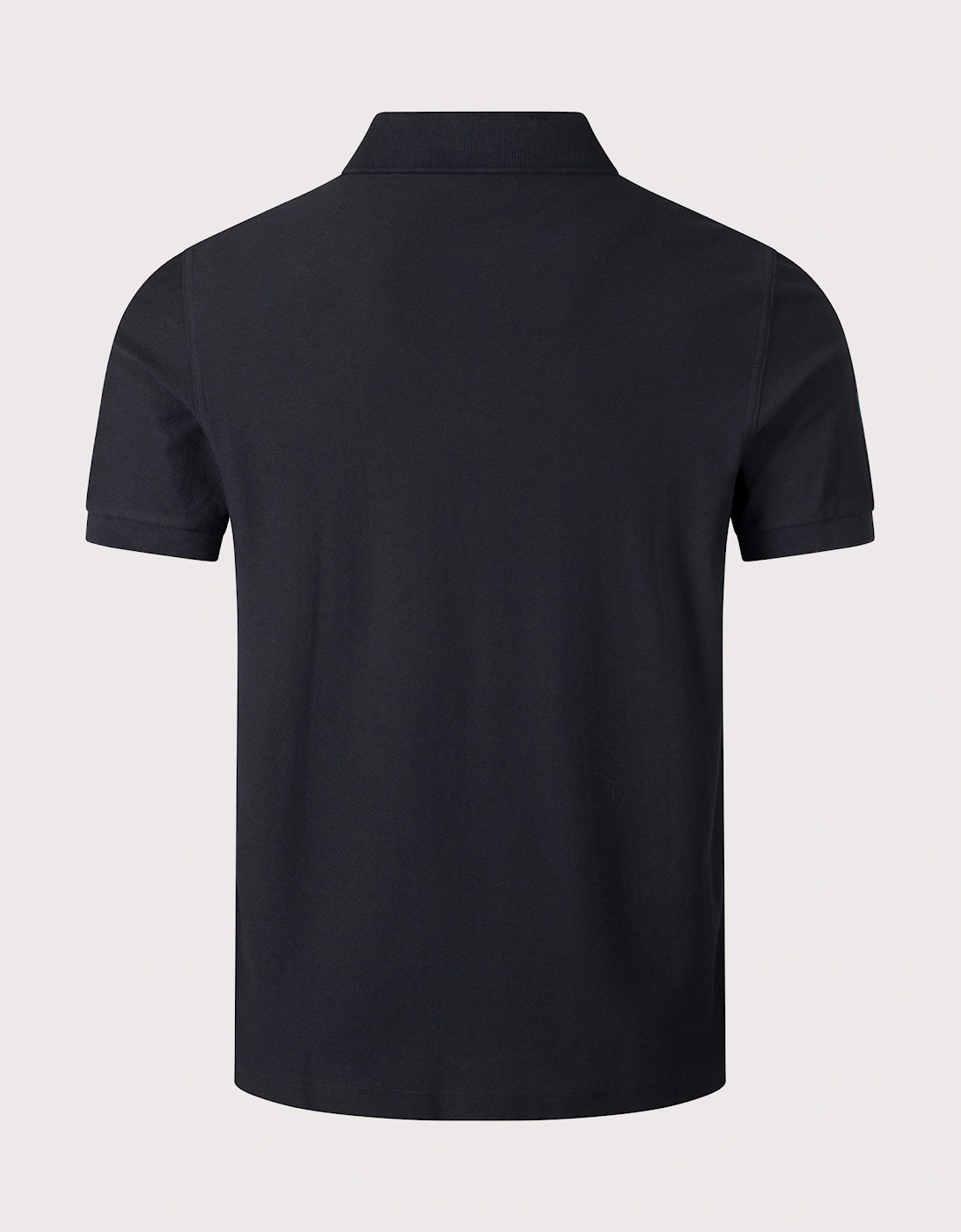 Regular Fit Zip Neck Tipped Tape Polo Shirt