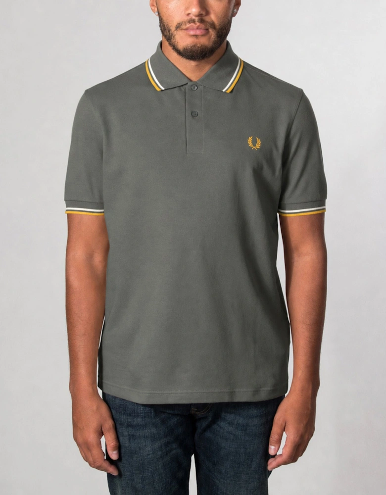 Regular Fit Twin Tipped Fred Perry Polo Shirt