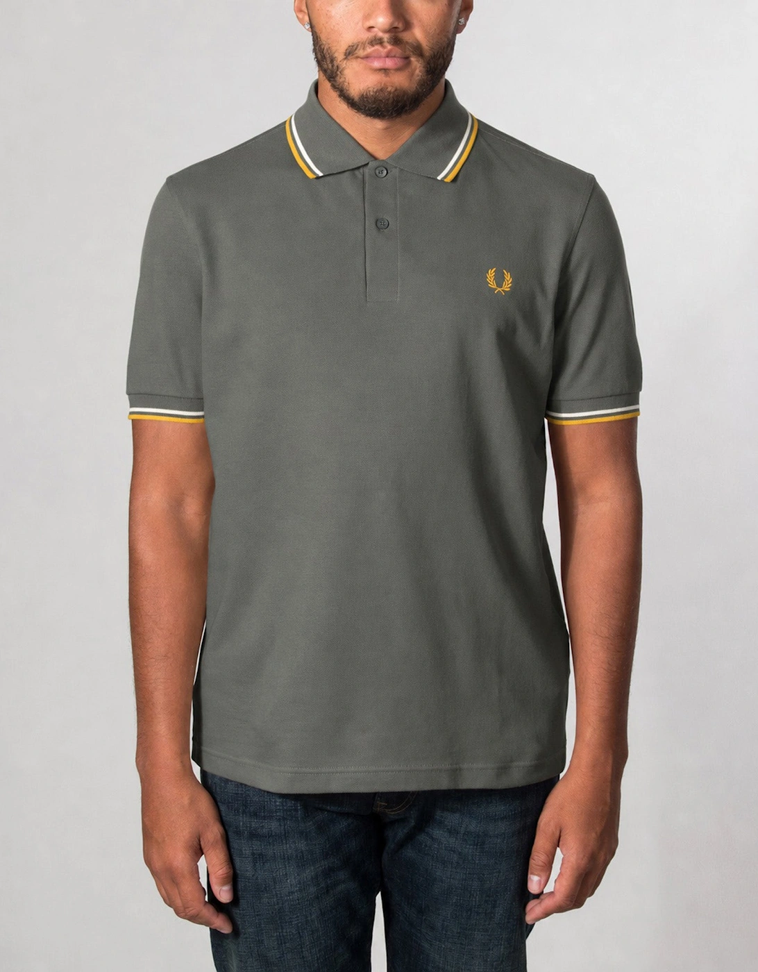 Regular Fit Twin Tipped Fred Perry Polo Shirt