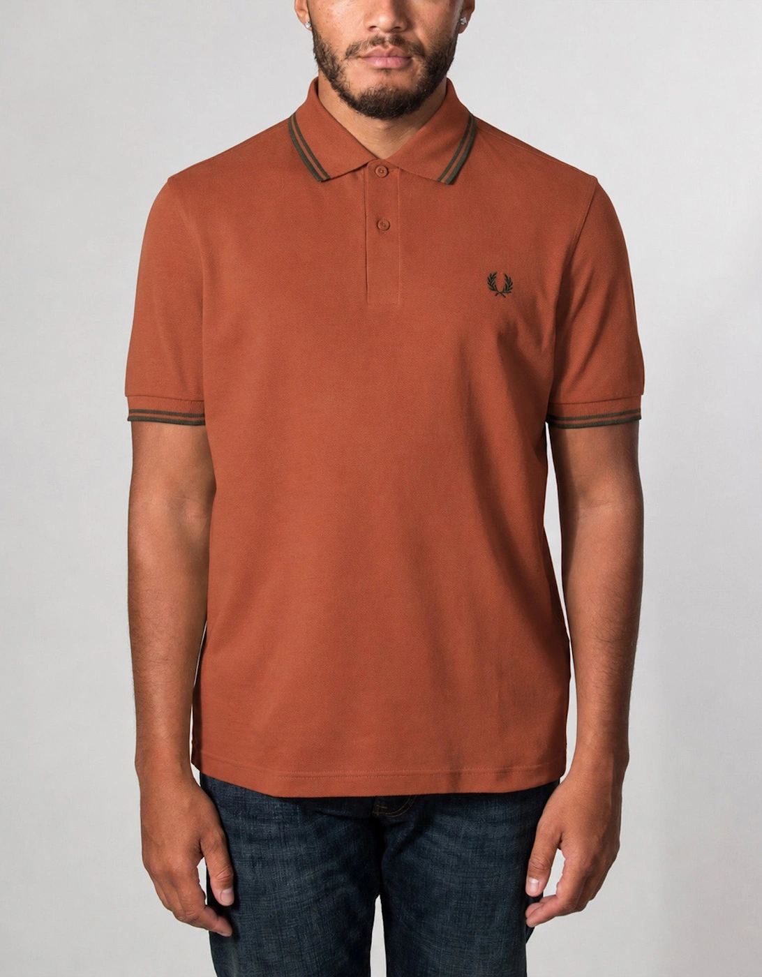 Regular Fit Twin Tipped Fred Perry Polo Shirt