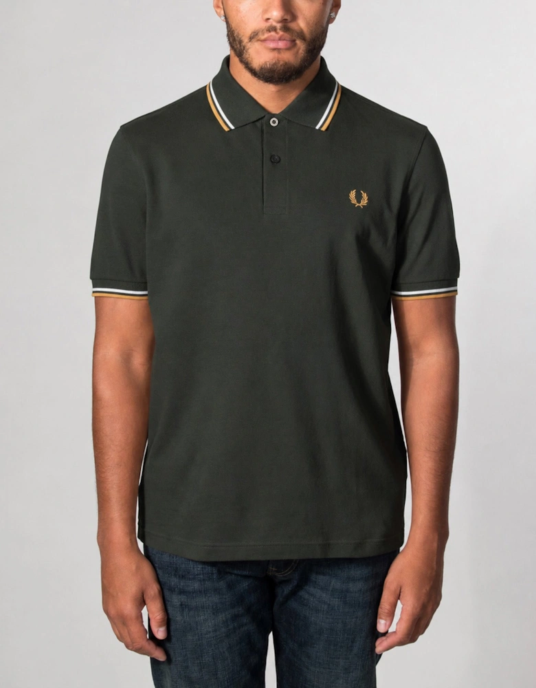 Regular Fit Twin Tipped Fred Perry Polo Shirt