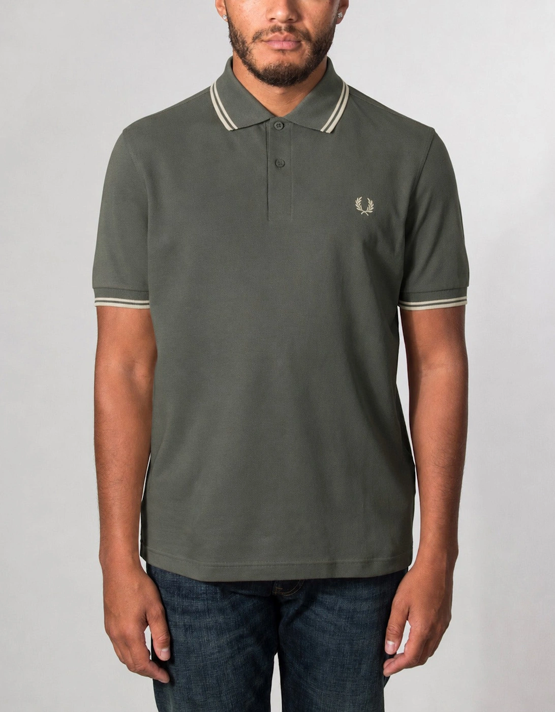Regular Fit Twin Tipped Fred Perry Polo Shirt