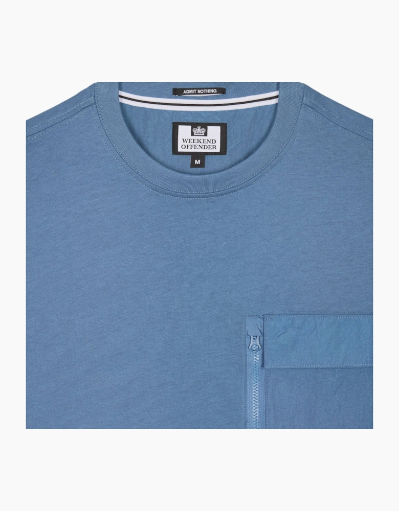 Weekend Offender TAKAJI Mens Short Sleeve T Shirt Crew Neck Pullover Cotton Tee