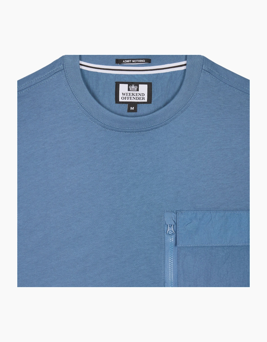 Weekend Offender TAKAJI Mens Short Sleeve T Shirt Crew Neck Pullover Cotton Tee