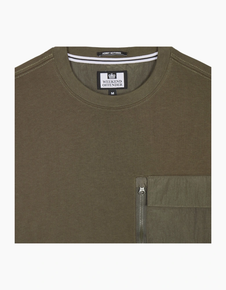 Weekend Offender TAKAJI Mens Short Sleeve T Shirt Crew Neck Pullover Cotton Tee