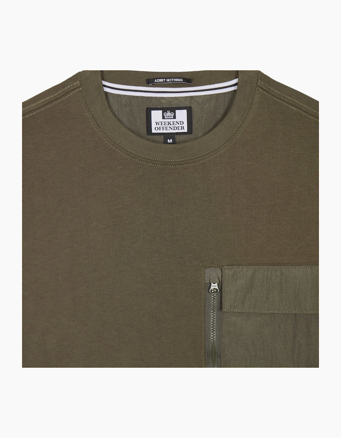 Weekend Offender TAKAJI Mens Short Sleeve T Shirt Crew Neck Pullover Cotton Tee