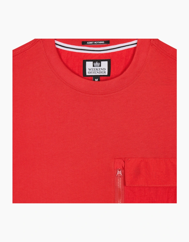 Weekend Offender TAKAJI Mens Short Sleeve T Shirt Crew Neck Pullover Cotton Tee