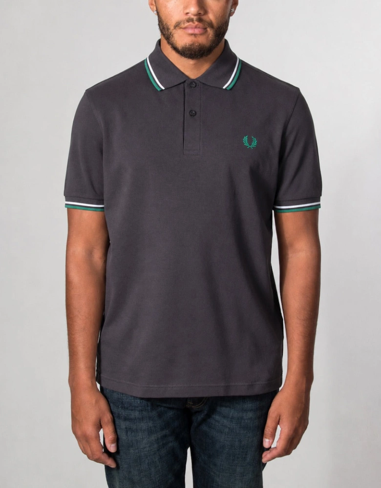 Regular Fit Twin Tipped Fred Perry Polo Shirt