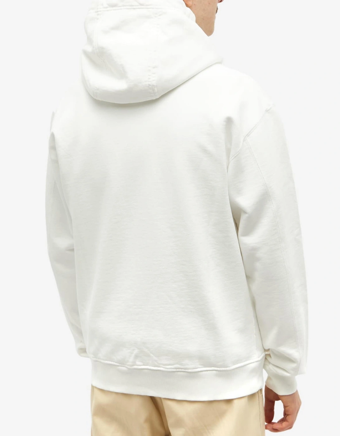 CASABLANCA RAINBOW HEART HOODIE OFF WHITE