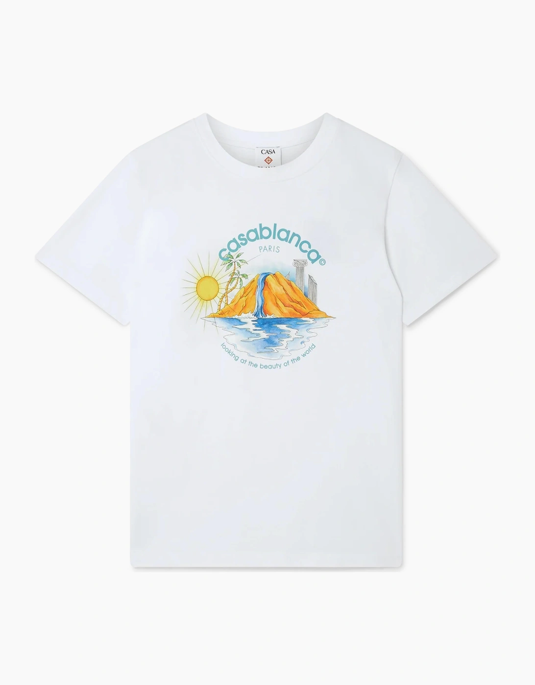 CASABLANCA OASIS TEE WHITE