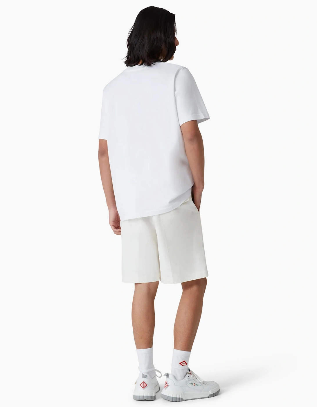 CASABLANCA OASIS TEE WHITE
