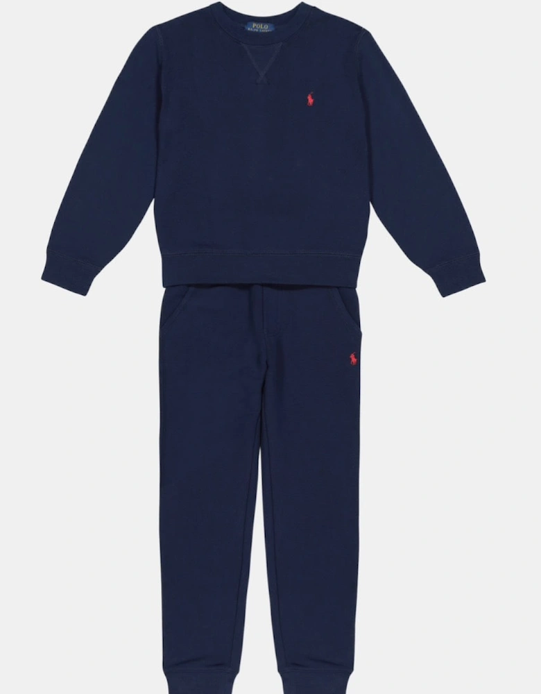 RALPH LAUREN NAVY CREWNECK TRACKSUIT 72102002