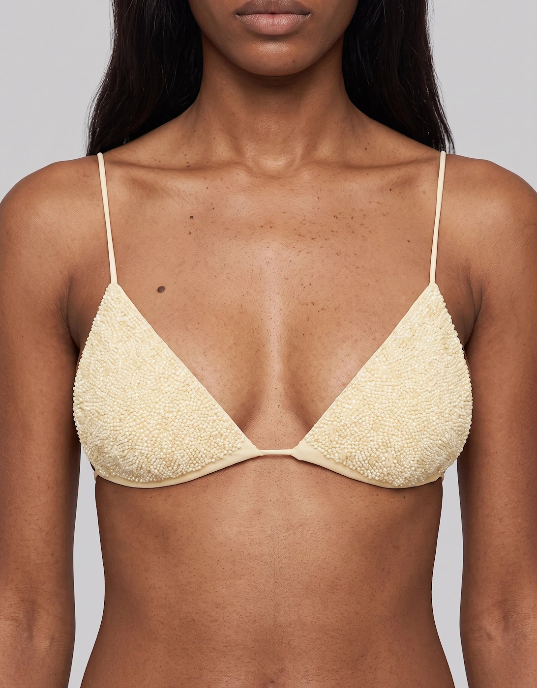 Nixie Triangle Shape Bikini Top - Yellow, 6 of 5