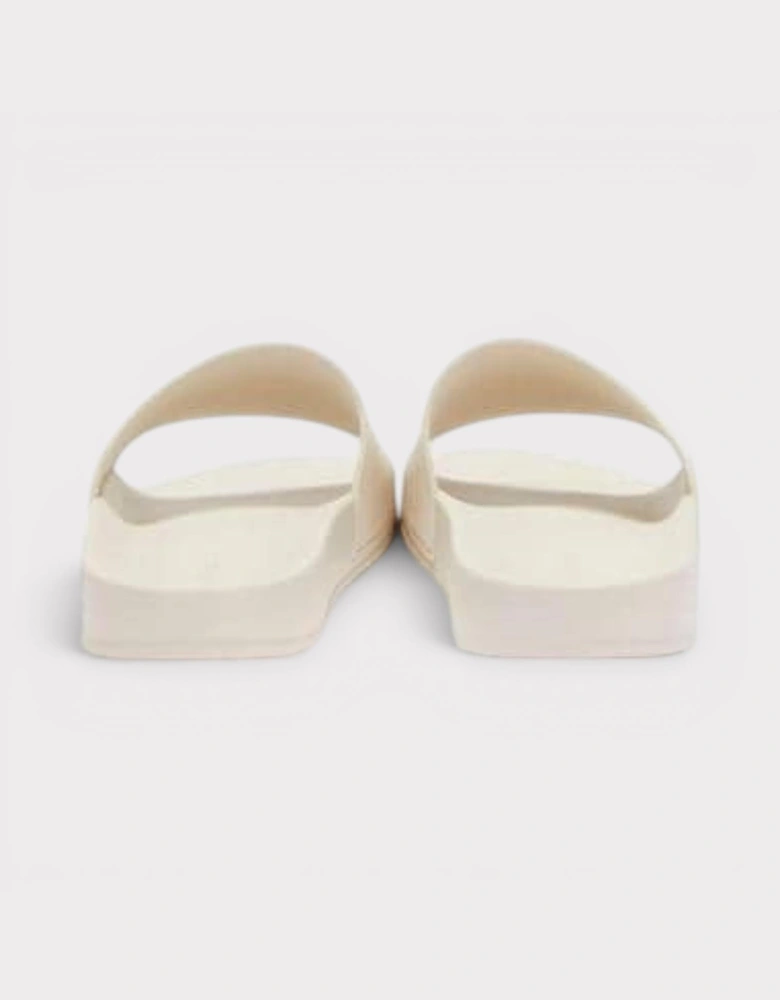 Palm Angels Logo Pool Sliders White