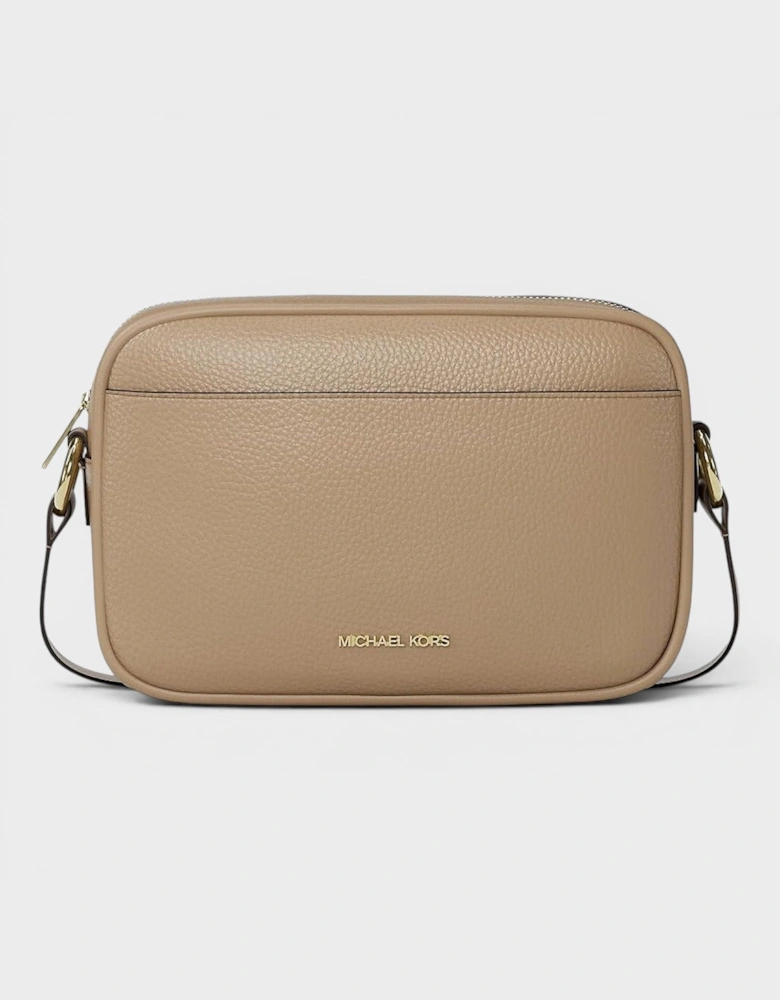 Jet Set Travel Leather Camera Bag Camel