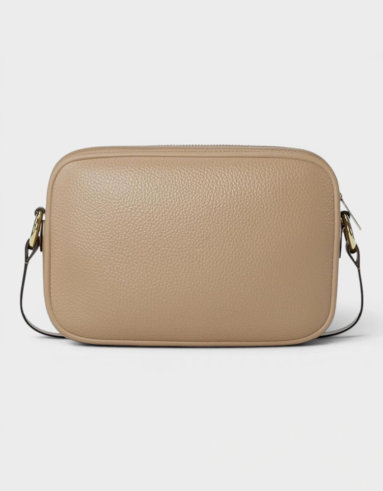 Jet Set Travel Leather Camera Bag Camel