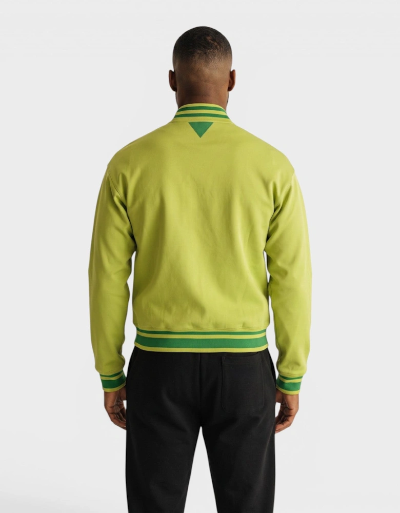 Technical Double Fabric Jacket Green