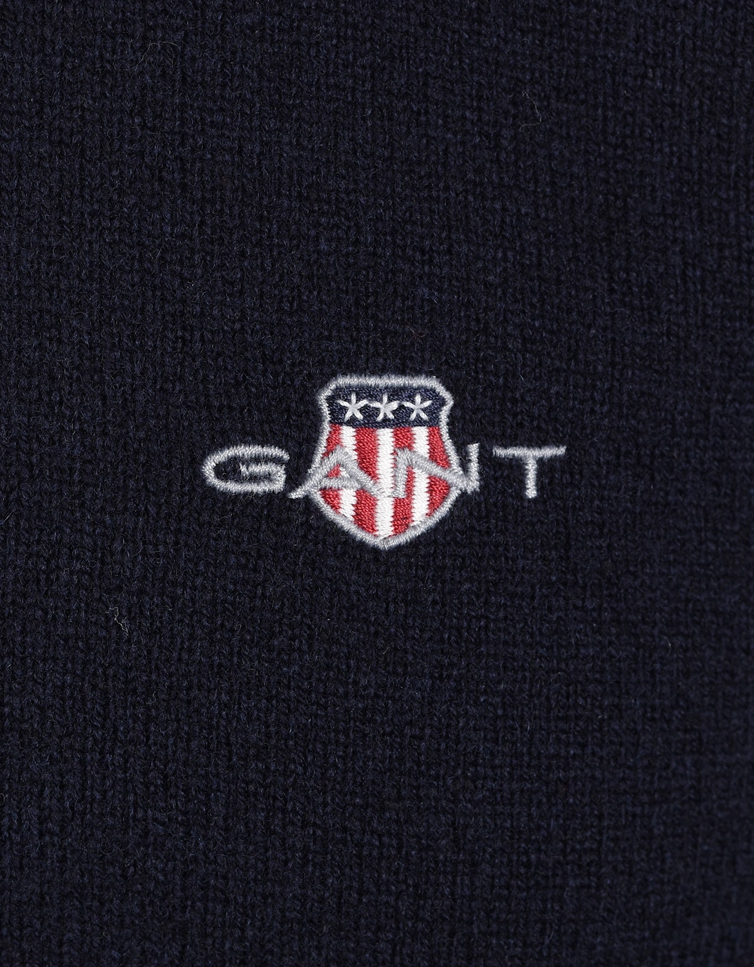 GANT SUPERFINE LAMBSWOOL CREW NECK MARINE
