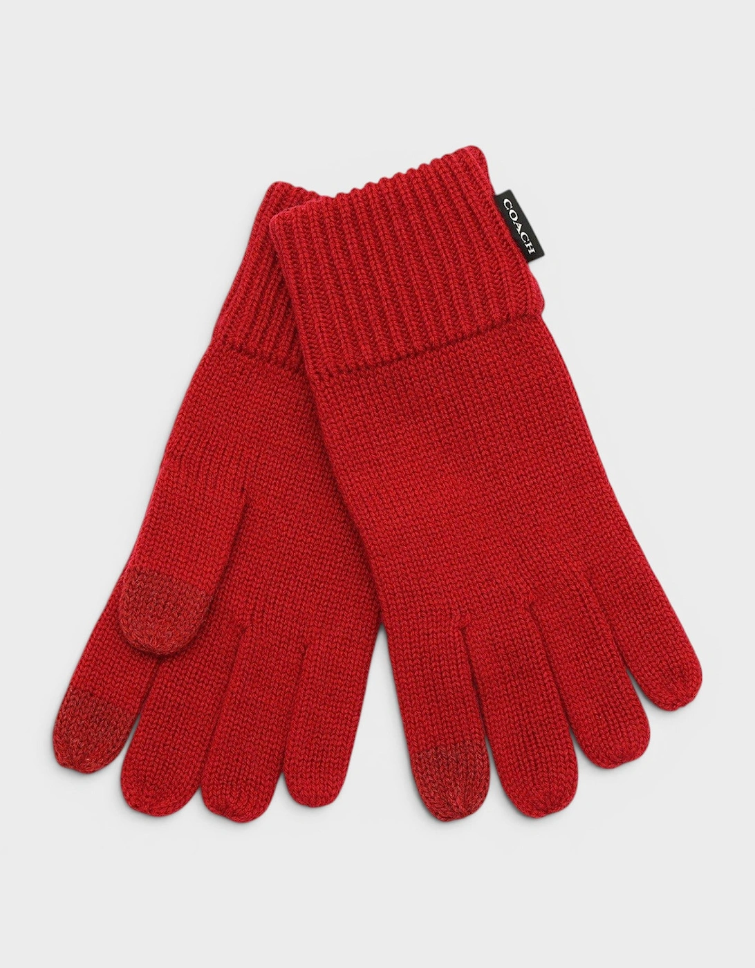 Patch Gloves Dark Red