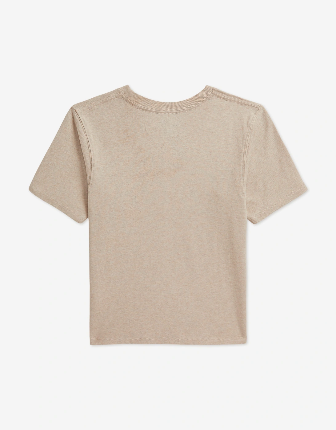 Ralph Lauren Girls Iconic Flag T-Shirt in Beige