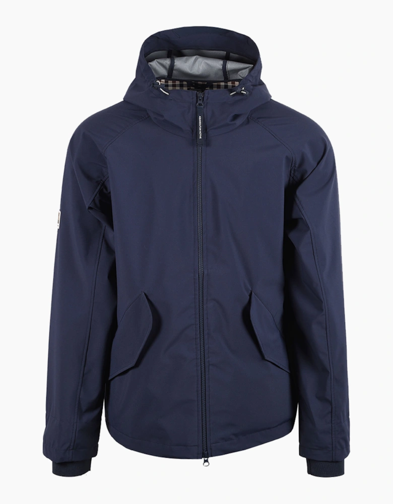 AQUASCUTUM SOFT SHELL JACKET NAVY
