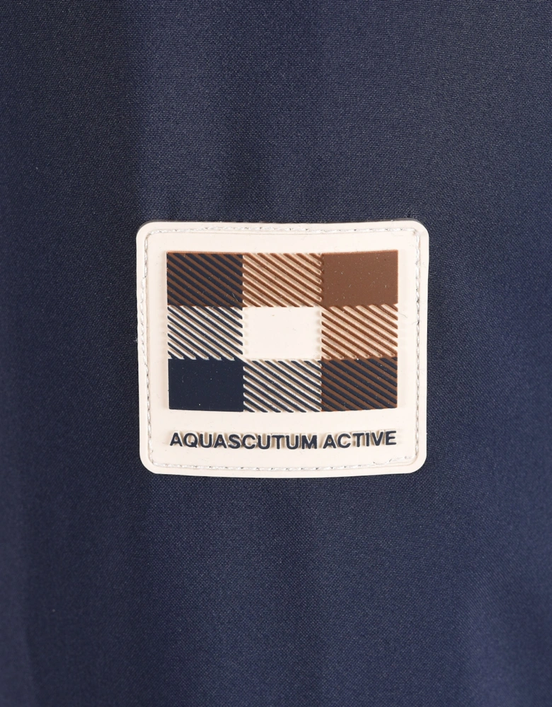 AQUASCUTUM SOFT SHELL JACKET NAVY