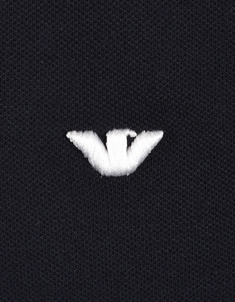 EMPORIO ARMANI ESSENTIAL TIPPED POLO NAVY
