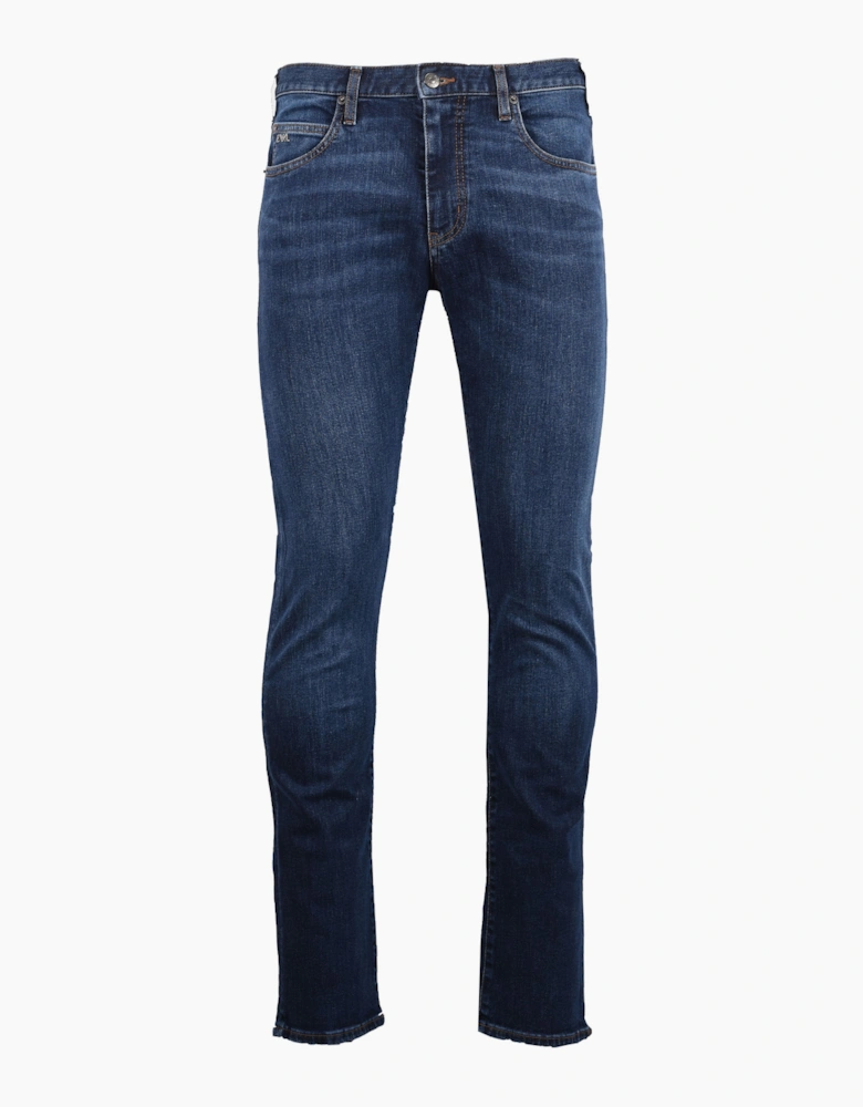EMPORIO ARMANI J45 REGULAR FIT JEANS MEDIUM BLUE