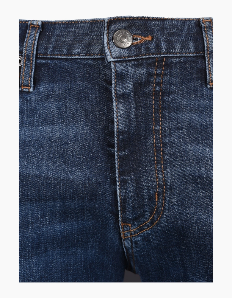 EMPORIO ARMANI J45 REGULAR FIT JEANS MEDIUM BLUE