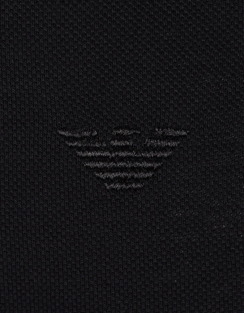 EMPORIO ARMANI PIQUE POLO BLACK