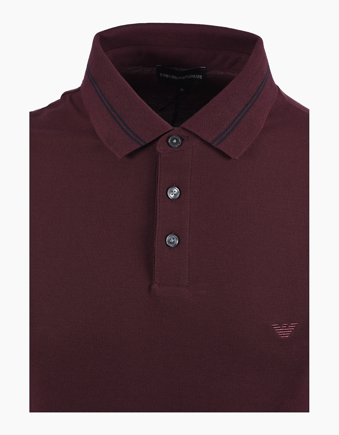 EMPORIO ARMANI POLO SHIRT BURGUNDY