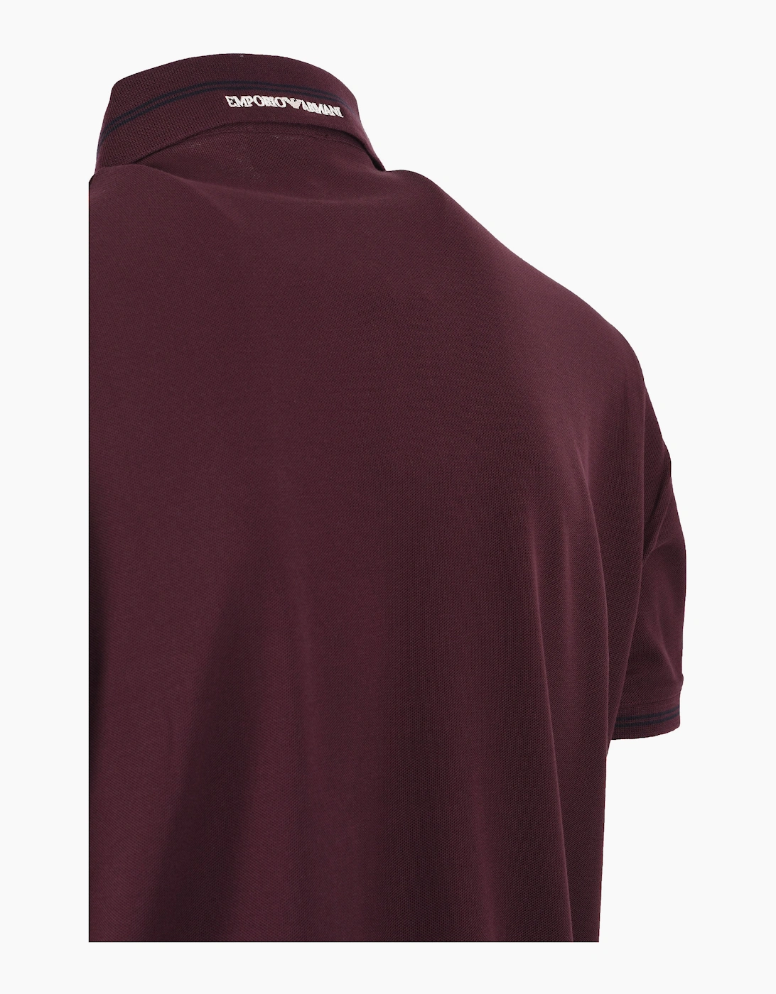 EMPORIO ARMANI POLO SHIRT BURGUNDY