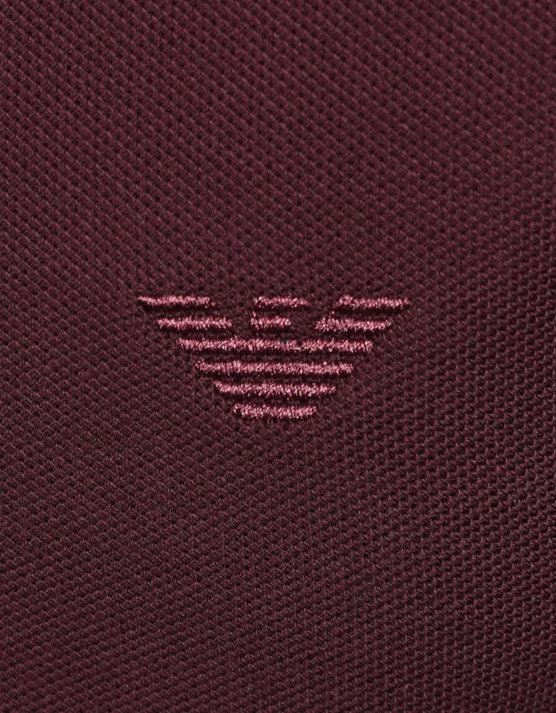 EMPORIO ARMANI POLO SHIRT BURGUNDY