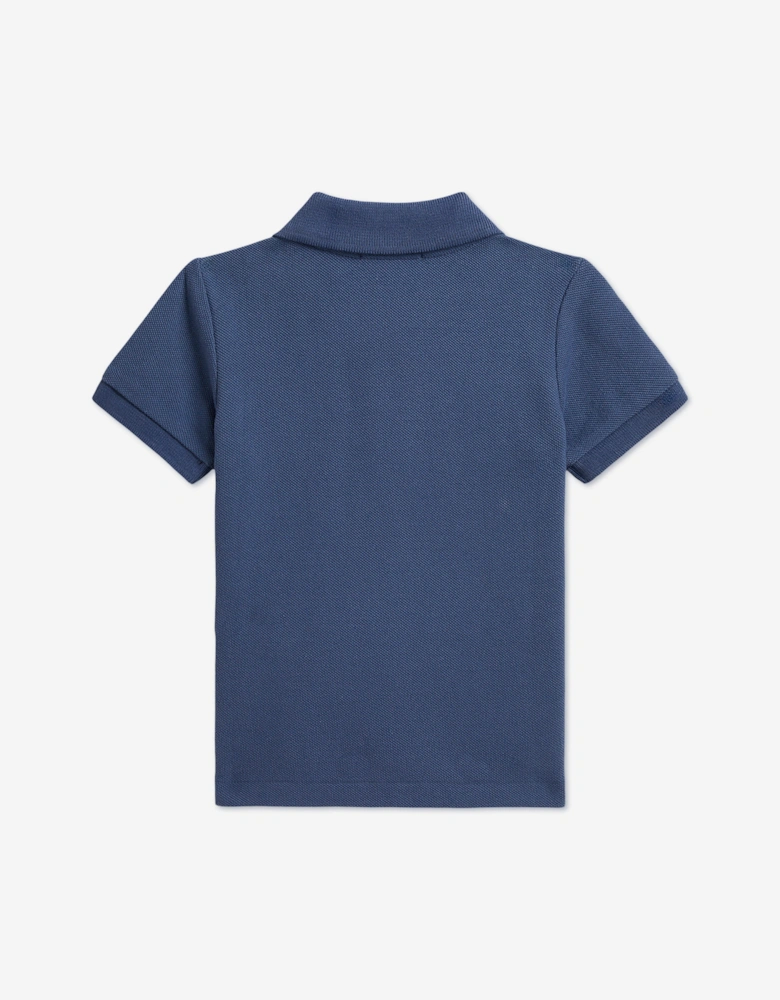 Ralph Lauren Baby Boys Polo Bear Polo Shirt in Blue