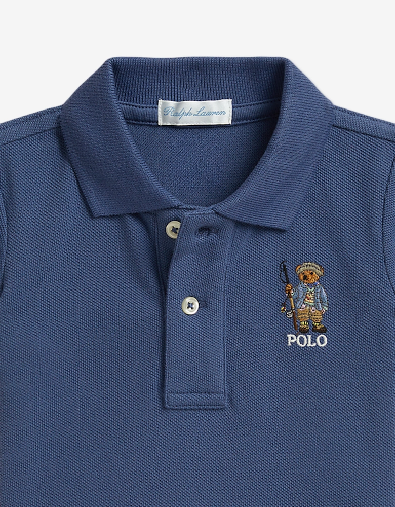 Ralph Lauren Baby Boys Polo Bear Polo Shirt in Blue