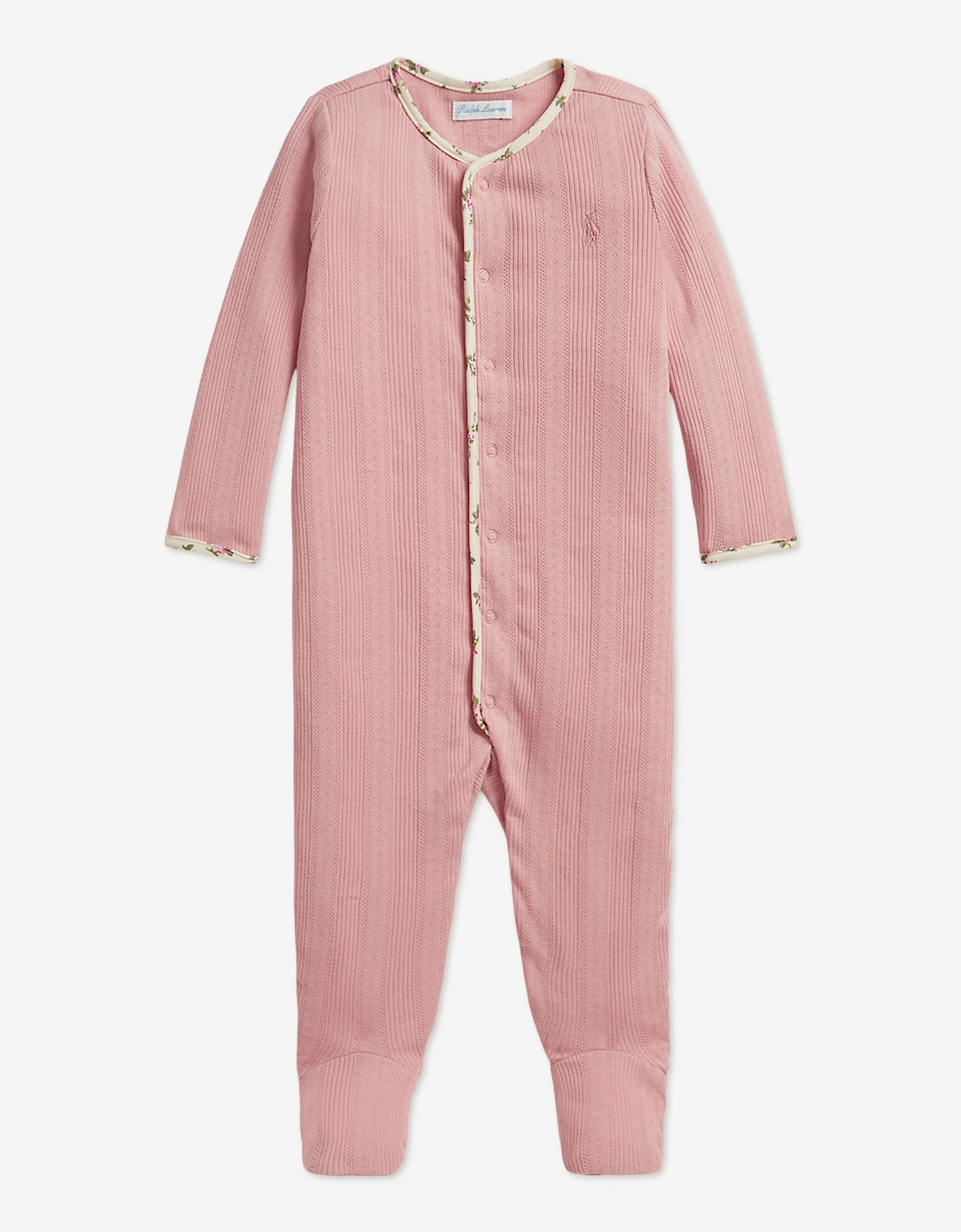 Ralph Lauren Baby Girls 3 Piece Babygrow Set in Pink