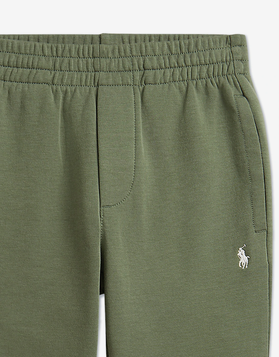 Ralph Lauren Boys Double Knit Tech Joggers in Green