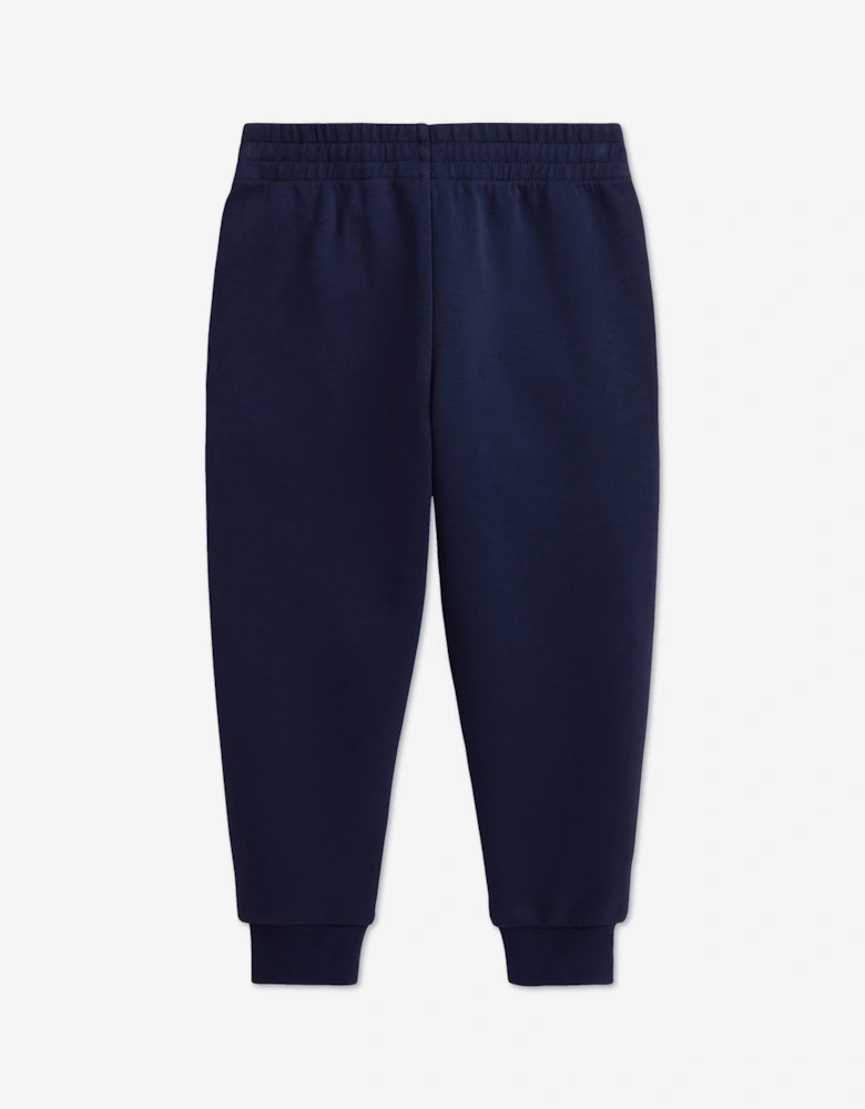 Ralph Lauren Boys Double Knit Tech Joggers in Navy