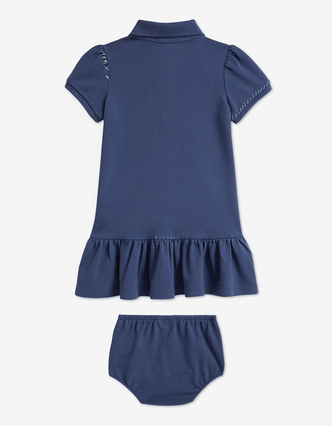 Ralph Lauren Baby Girls Polo Dress in Blue