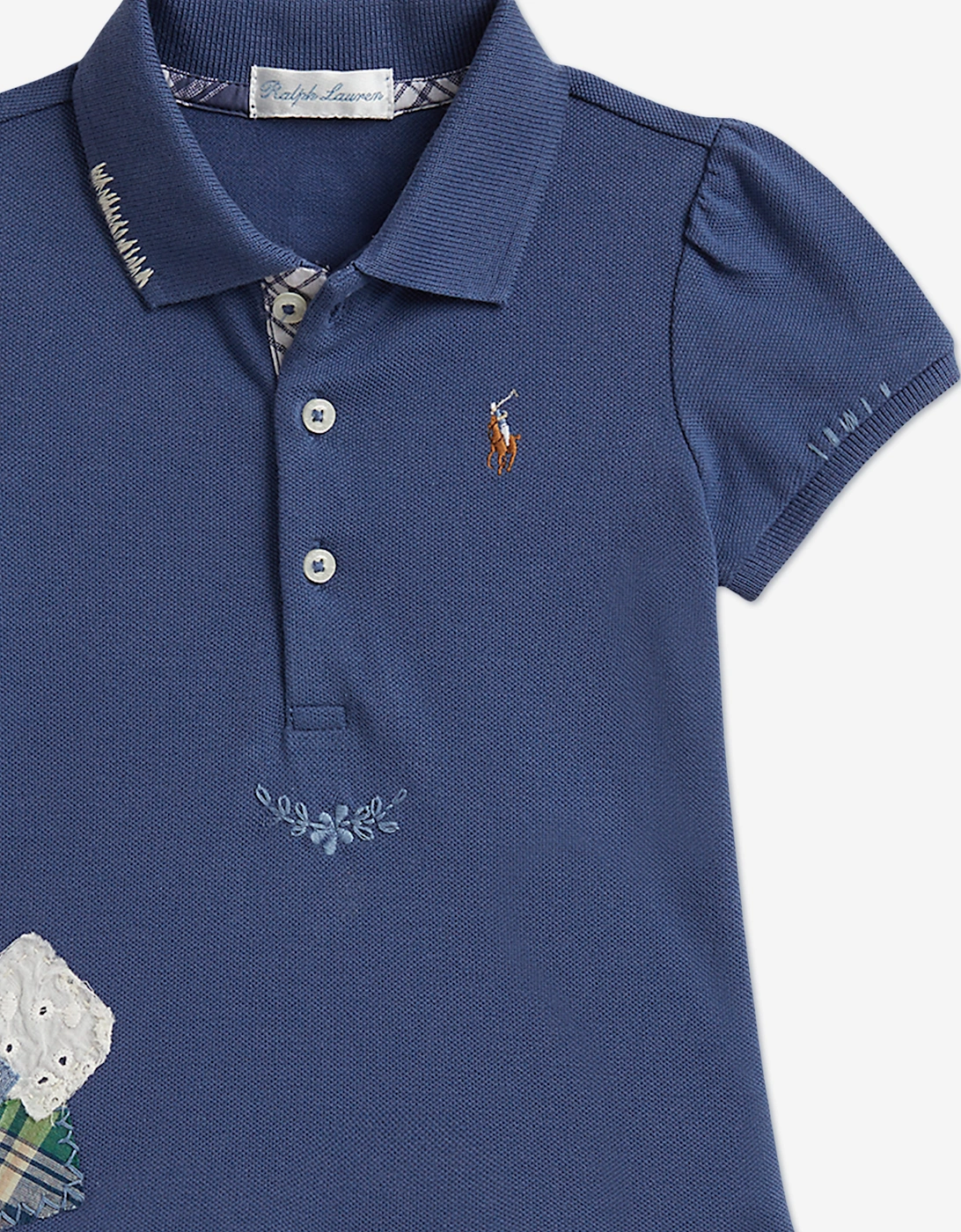 Ralph Lauren Baby Girls Polo Dress in Blue