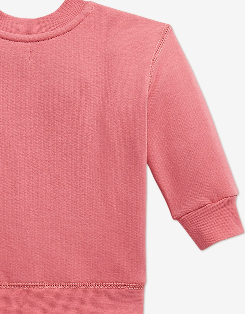 Ralph Lauren Baby Boys Polo Bear Sweatshirt in Pink