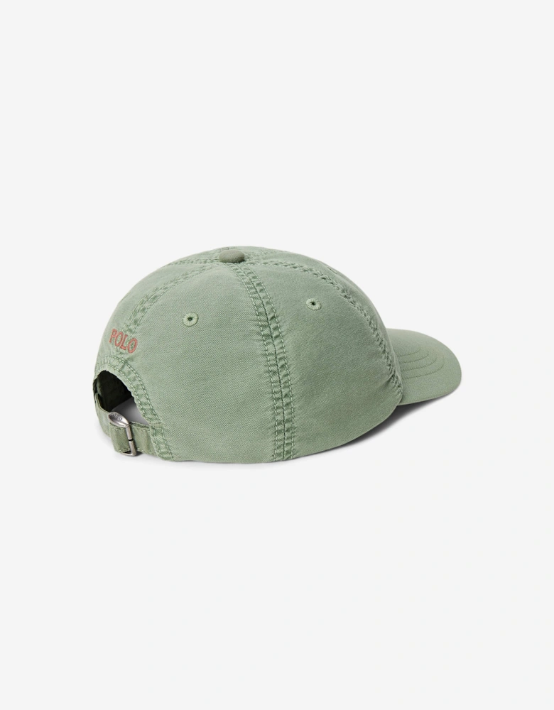 Ralph Lauren Boys Oxford Woven Cap in Green