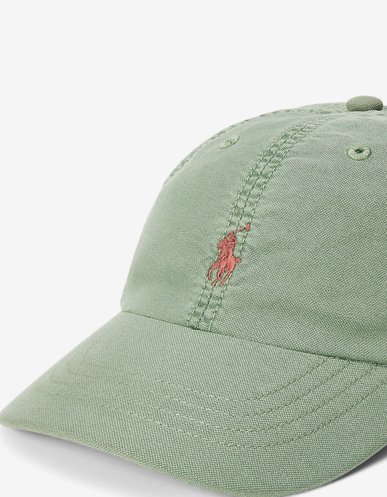 Ralph Lauren Boys Oxford Woven Cap in Green