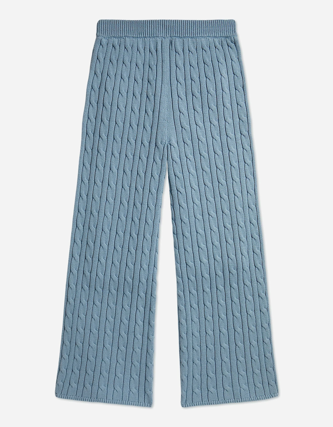 Ralph Lauren Girls Cable Knit Pants in Blue