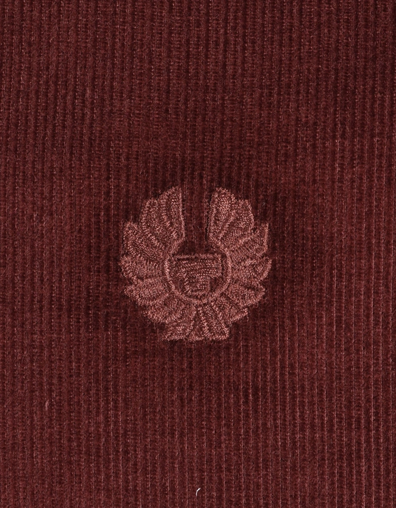 Belstaff Street Corduroy Shirt Oxblood