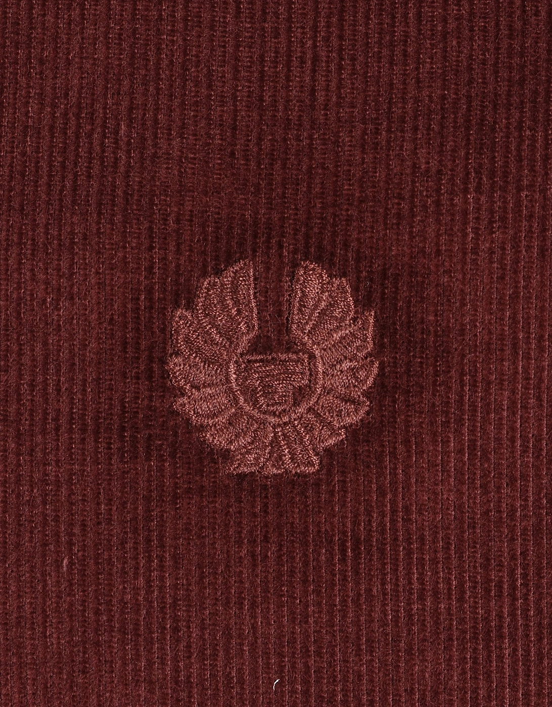 Belstaff Street Corduroy Shirt Oxblood