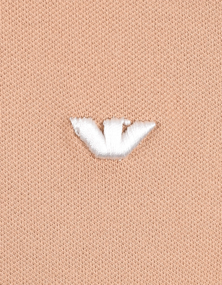 EMPORIO ARMANI ESSENTIAL TIPPED POLO BEIGE